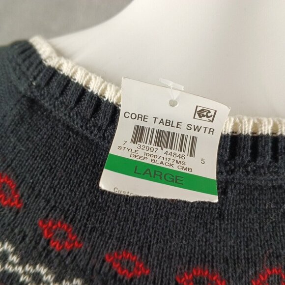 NWT KAREN SCOTT Holiday Dog Pattern Sweater LARGE(12-14) Cotton Blend Pullover - Picture 11 of 13